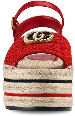 (Women) Gucci Lilibeth GG Platform Espadrille Sandal 'Red' 551880-9SR30-6465 Shop (Women) Gucci Lilibeth GG Platform Espadrille Sandal 'Red' 551880-9SR30-6465