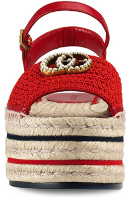 (W) Sandalia Gucci Lilibeth GG Plataforma Espadrille 'Rojo' 551880-9SR30-6465 Shop (W) Sandalia Gucci Lilibeth GG Plataforma Espadrille 'Rojo' 551880-9SR30-6465