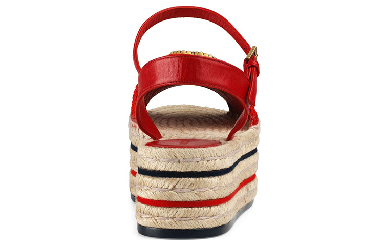 Purchase (W) Sandal Espadrille Platform Gucci Lilibeth GG 'Merah' 551880-9SR30-6465