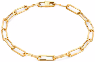 Order (W) GUCCI Link to Love Gelang Emas 18K dengan Logo untuk Wanita. 744562J85008000