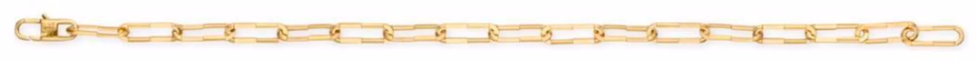 Shop (W) GUCCI Link to Love Gelang Emas 18K dengan Logo untuk Wanita. 744562J85008000