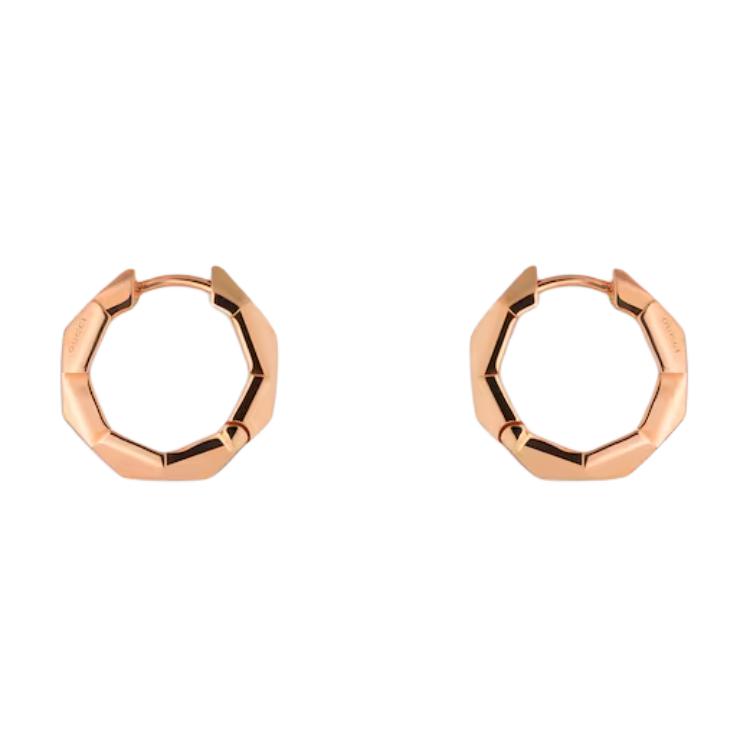 Order (Women) GUCCI Link to Love 18K Rose Gold Hoop Earrings for Women - Rose Gold Color 786727J85005702