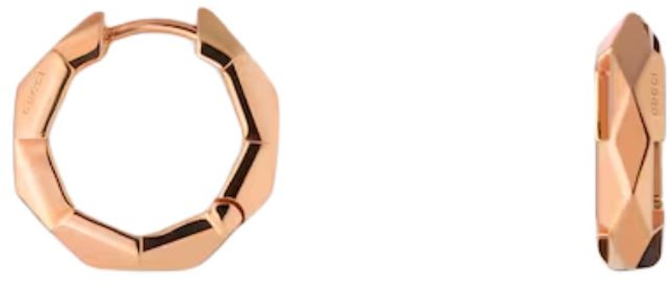 (Women) GUCCI Link to Love 18K Rose Gold Hoop Earrings for Women - Rose Gold Color 786727J85005702 Lookbook (Women) GUCCI Link to Love 18K Rose Gold Hoop Earrings for Women - Rose Gold Color 786727J85005702