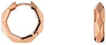 Lookbook (Women) GUCCI Link to Love 18K Rose Gold Hoop Earrings for Women - Rose Gold Color 786727J85005702