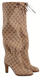 (W) Gucci Lisa GG帆布中跟靴 '米色乌木' 551149-KY9V0-9770 Order (W) Gucci Lisa GG帆布中跟靴 '米色乌木' 551149-KY9V0-9770