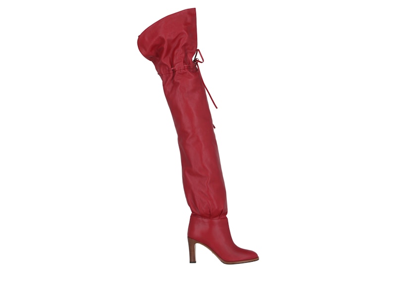 (Women) Gucci Lisa Over-The-Knee Boots Romantic Cerise 522689-0QH00-6438