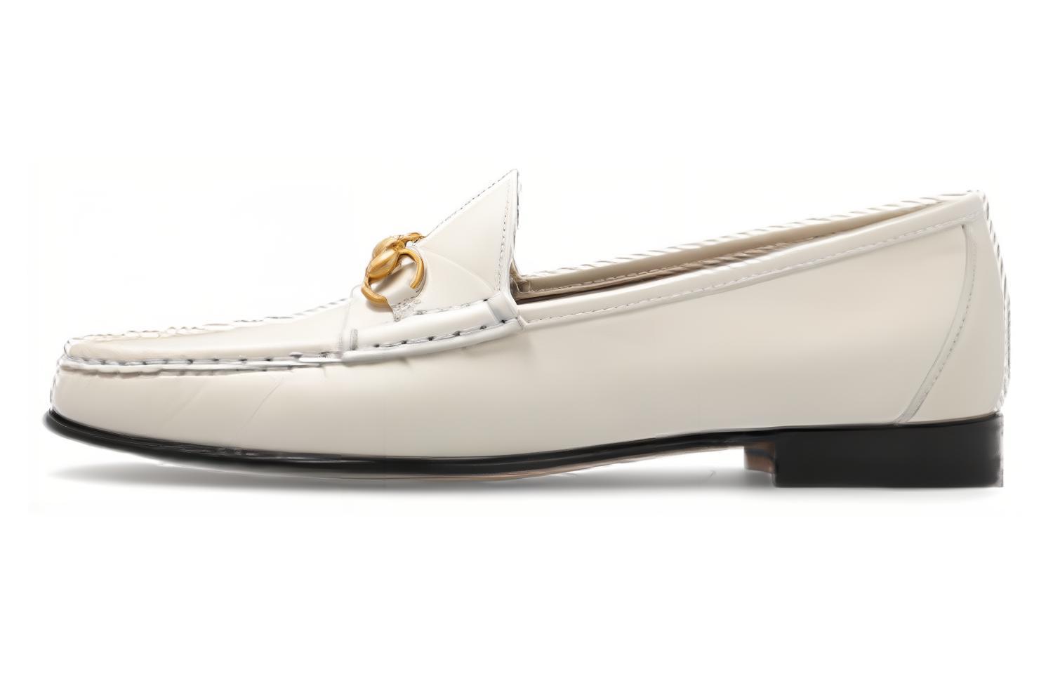 (Women) Gucci Loafer 1953 'Horsebit White' 309701-BLM00-9022
