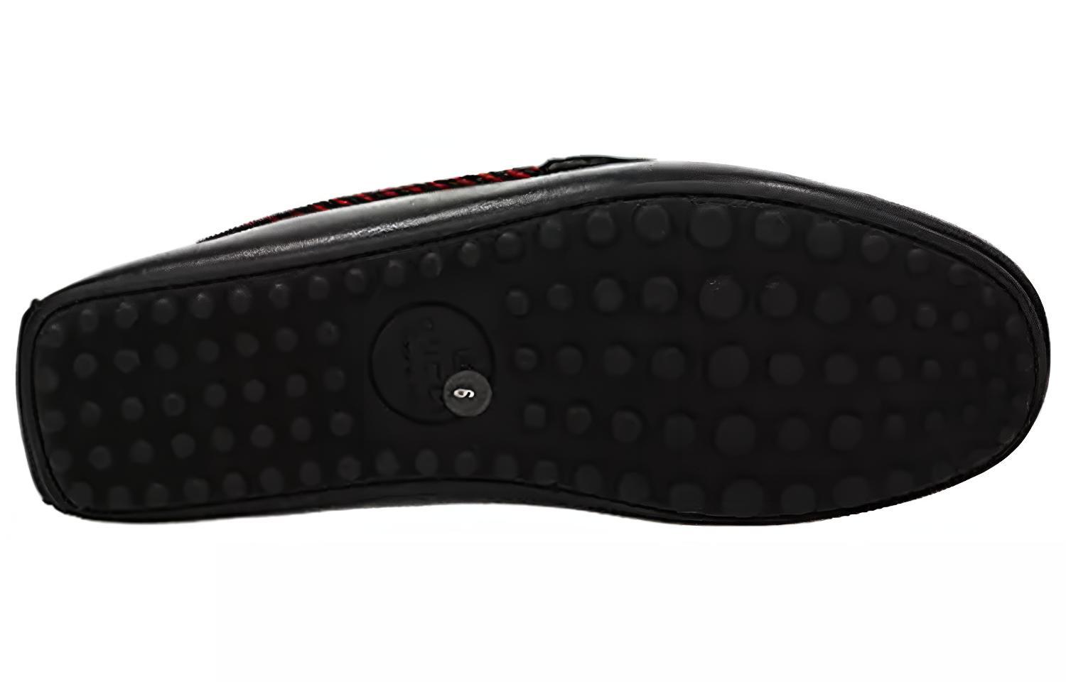 Shop (W) Gucci Loafer 'Cetak Lebah Hitam' 497117-BTRR0-1124