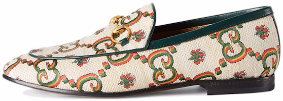 (Women) Gucci Loafer 'Beige Green Centennial' 678433-UMB60-9660 (Women) Gucci Loafer 'Beige Green Centennial' 678433-UMB60-9660