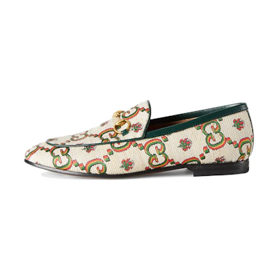(W) Gucci Loafer 'Beige Green Centennial'