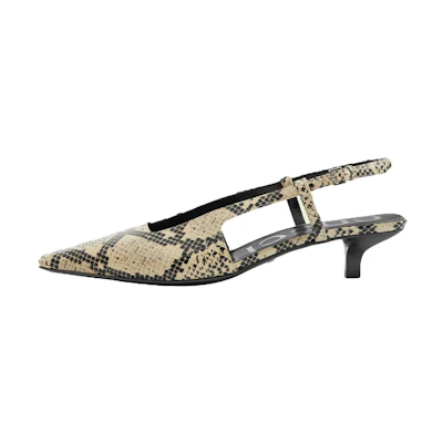 (W) Gucci Loafer 'Beige Snake Print'