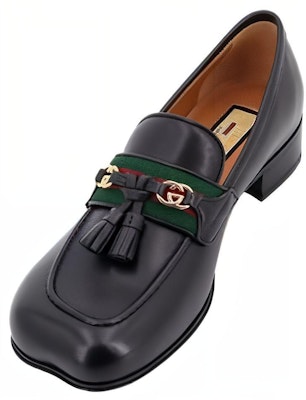 (Women) Gucci Loafer 'Black' 741407-1W610-1066 Lookbook (Women) Gucci Loafer 'Black' 741407-1W610-1066