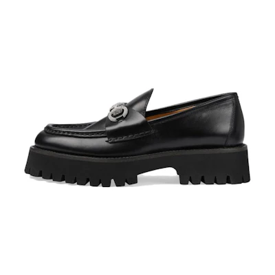 (W) Gucci Loafer 'Black'