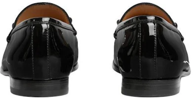 Details for GUCCI古馳 亮皮 馬嚼銜 圓頭套腳 樂福鞋 女款 黑色