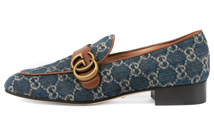 Buy (W) (女性用) グッチローファー 'ブルーデニム' 647666-2KQ60-4462 647666-2KQ60-4462