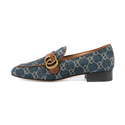 (W) Gucci Loafer 'Blue Denim'
