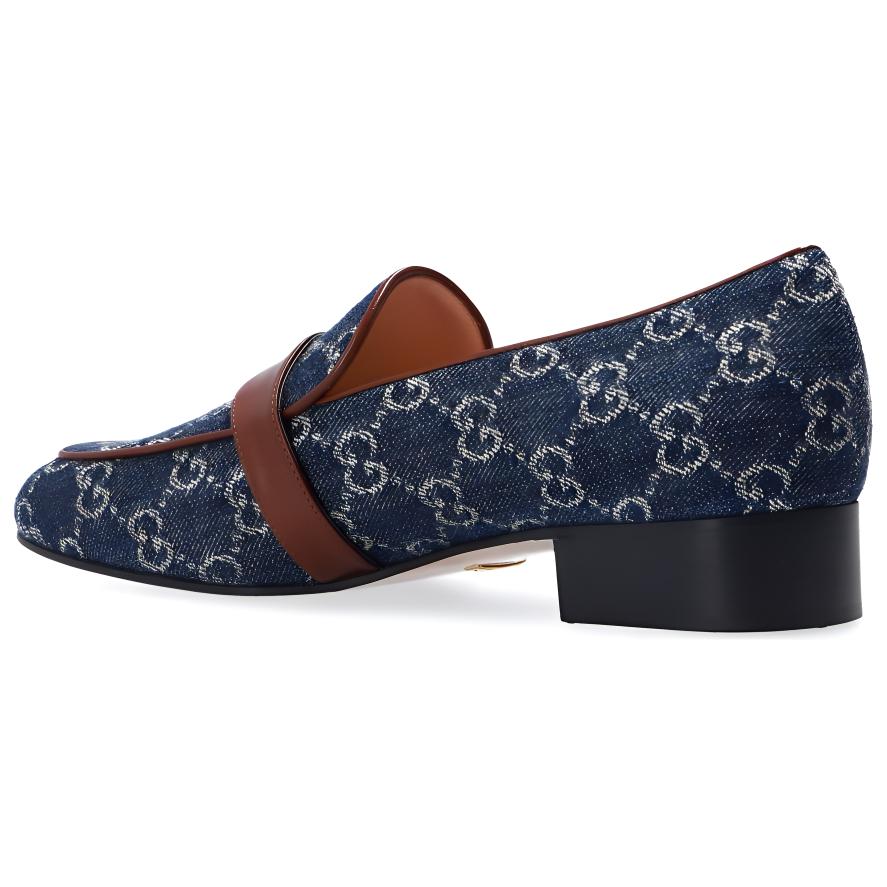 Shop (W) (女性用) グッチローファー 'ブルーデニム' 647666-2KQ60-4462 647666-2KQ60-4462