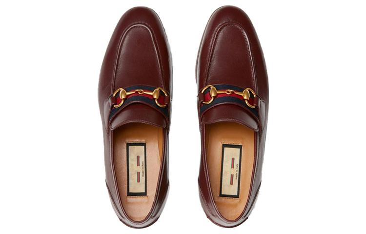 (W) Gucci Loafer 'Dark Red Horsebit Ribbon' 圖 3