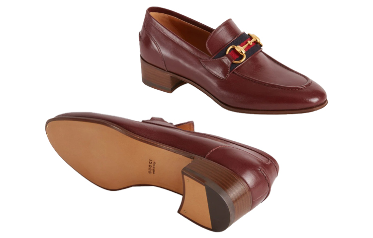 (W) Gucci Loafer 'Dark Red Horsebit Ribbon' 圖 5