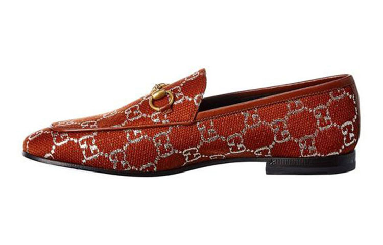 Buy (W) Gucci 乐福鞋 '双G红色' 431467-2C820-2593