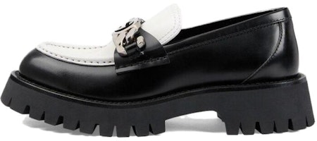(Women) Gucci Loafer 'Interlocking G - Black Off White' 756401-DS8J0-1072 (Women) Gucci Loafer 'Interlocking G - Black Off White' 756401-DS8J0-1072