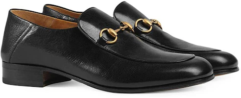 Lookbook Gucci Horsebit Slip On Loafer 'Gold-Tone Black Leather' 526297-D3V00-1000