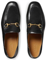 Shop Gucci Horsebit Slip On Loafer 'Gold-Tone Black Leather' 526297-D3V00-1000