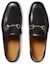 Shop Gucci Horsebit Slip On Loafer 'Warna Emas Kulit Hitam' 526297-D3V00-1000