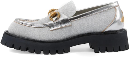 (Women) Gucci Loafer 'Silver' 653884-HW940-8106 (Women) Gucci Loafer 'Silver' 653884-HW940-8106