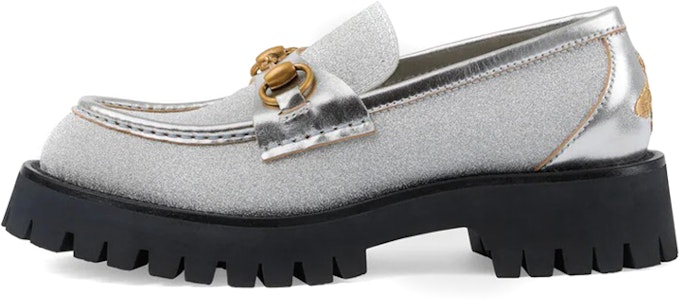 GUCCI 古馳 防滑底樂福鞋 女款 銀色 Buy GUCCI 古馳 防滑底樂福鞋 女款 銀色