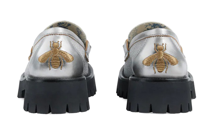 Shop (W) Gucci Loafer ''Silber'' 653884-HW940-8106