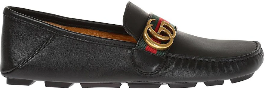 (W) グッチ ストライプ ウェブ ローファー (黒) 450891-DTM10-1060 Order (W) グッチ ストライプ ウェブ ローファー (黒) 450891-DTM10-1060