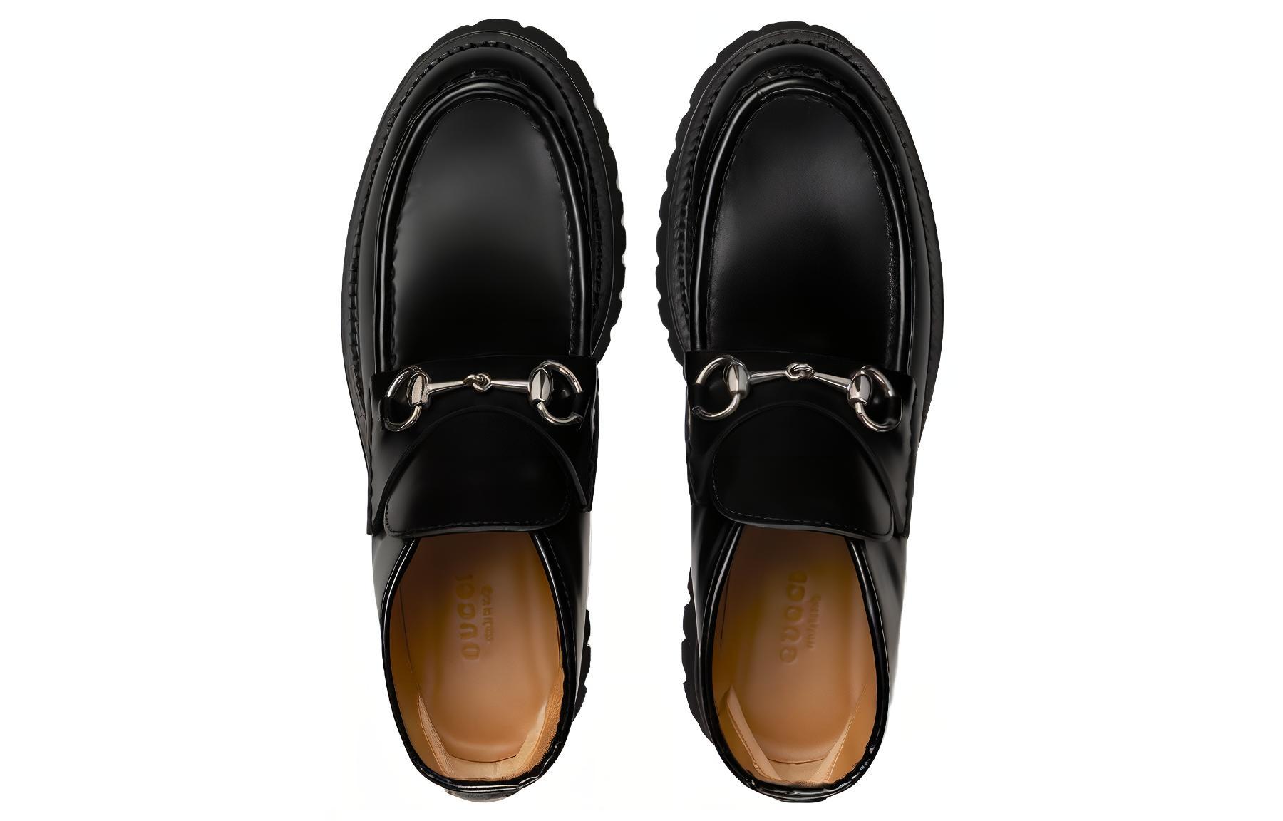 Lookbook (W) Gucci Loafer ''Dicke Sohle Schwarz'' 764204-DS800-1000