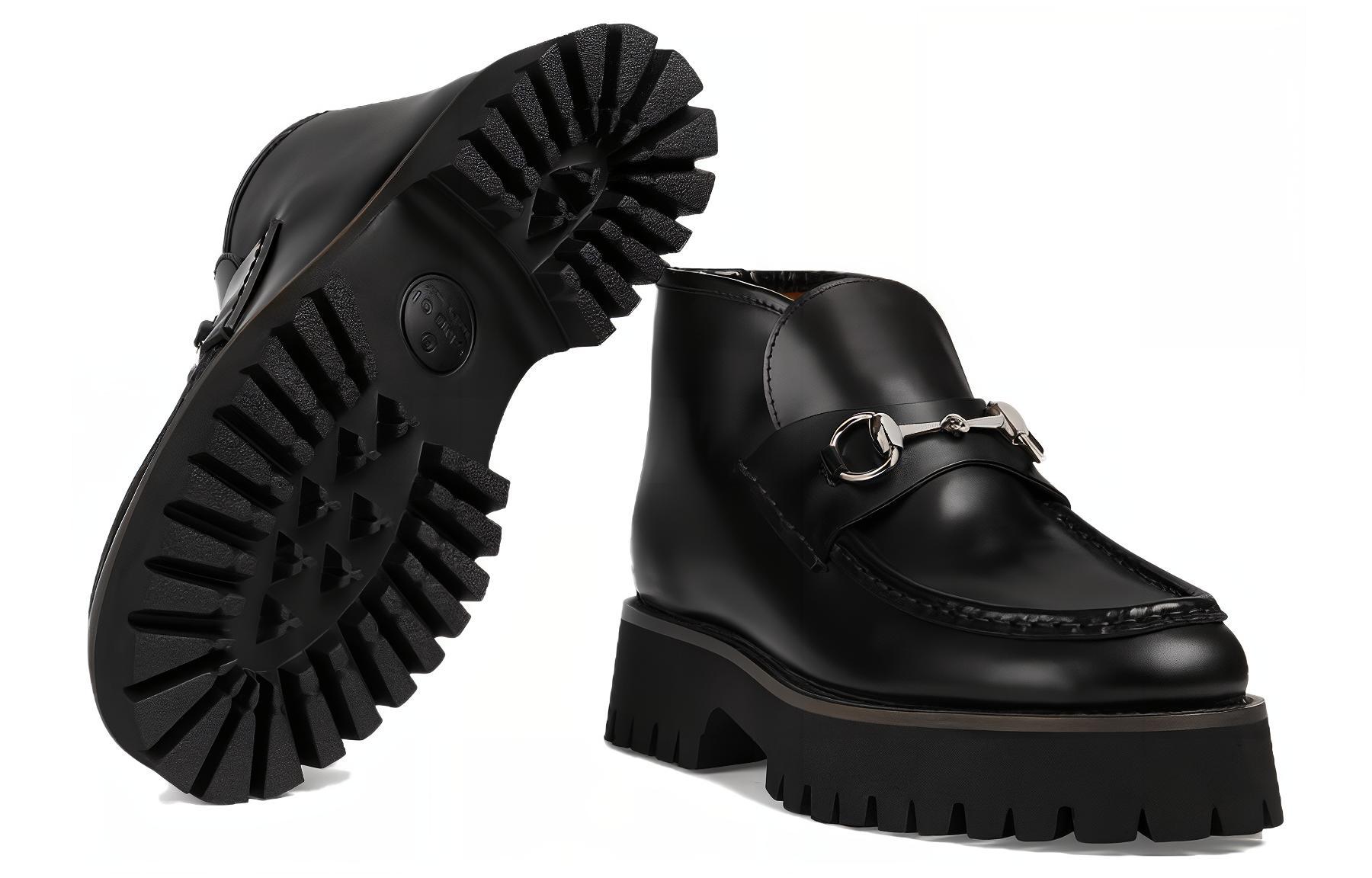Purchase (W) Gucci Loafer ''Dicke Sohle Schwarz'' 764204-DS800-1000