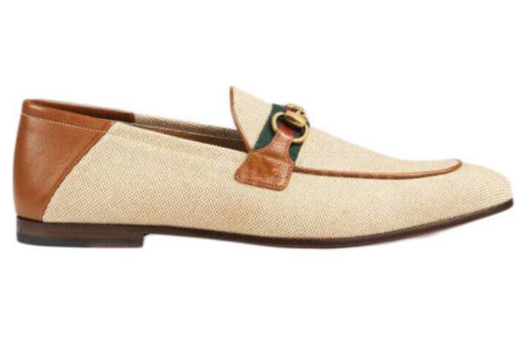 Order (W) Mocasín Gucci 'Lienzo Vintage Marrón Claro' 581514-98B10-9780