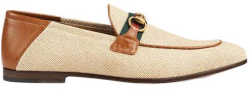 (W) Gucci Loafer 'Canvas Vintage Coklat Muda' 581514-98B10-9780 Order (W) Gucci Loafer 'Canvas Vintage Coklat Muda' 581514-98B10-9780