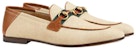 (W) Gucci Loafer 'Kanvas Vintage Coklat Muda' 581514-98B10-9780