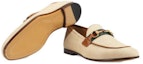 Shop (W) Gucci Loafer 'Kanvas Vintage Coklat Muda' 581514-98B10-9780