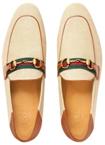 (W) Gucci Loafer 'Canvas Vintage Coklat Muda' 581514-98B10-9780 Purchase (W) Gucci Loafer 'Canvas Vintage Coklat Muda' 581514-98B10-9780