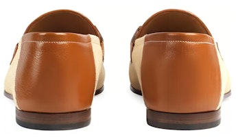 (W) 구찌 빈티지 캔버스 로퍼 (라이트 브라운) 581514-98B10-9780 Details for (W) 구찌 빈티지 캔버스 로퍼 (라이트 브라운) 581514-98B10-9780