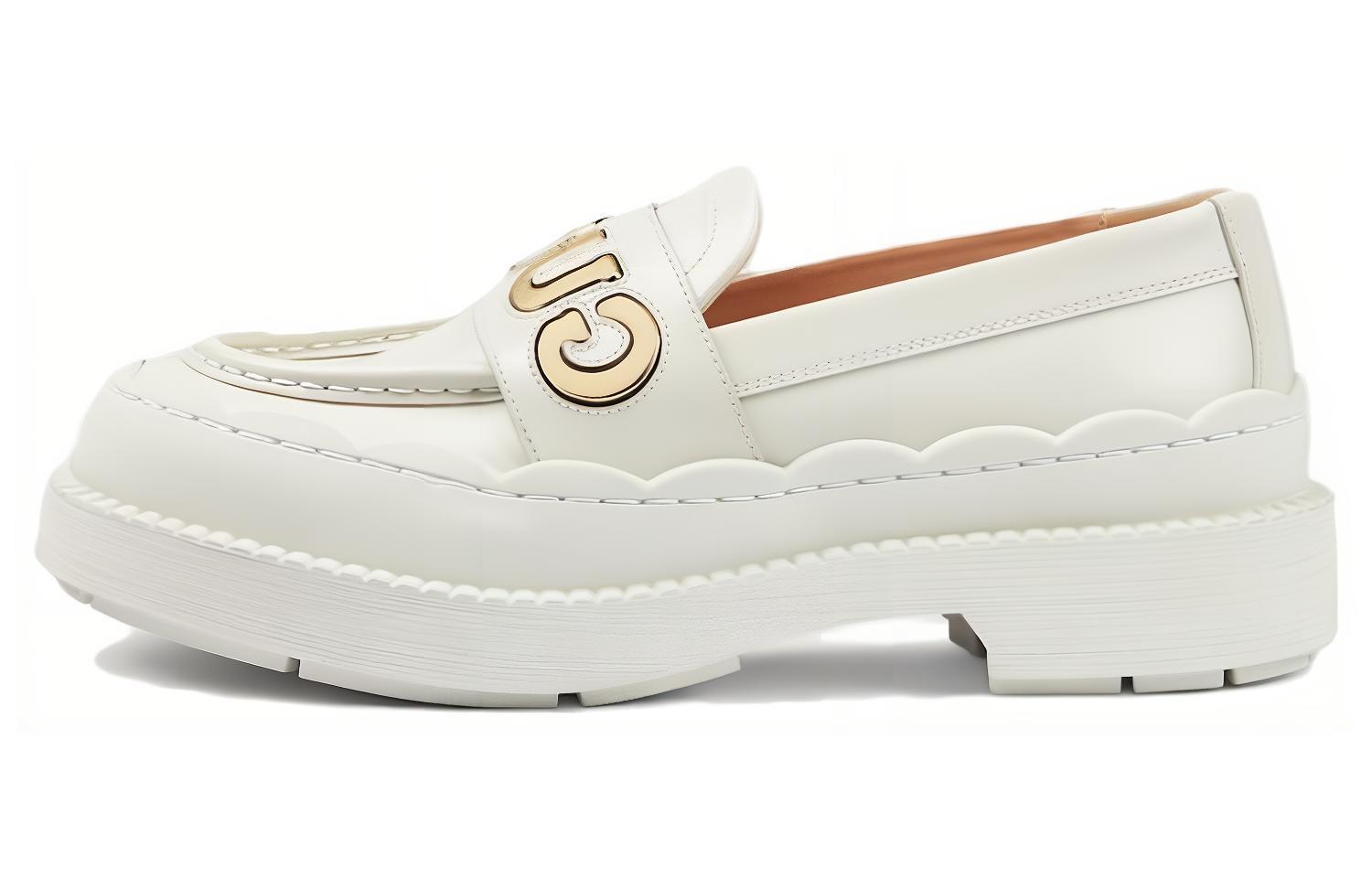 (Women) Gucci Loafer 'White and metallic leather' 752854-AACEW-9071