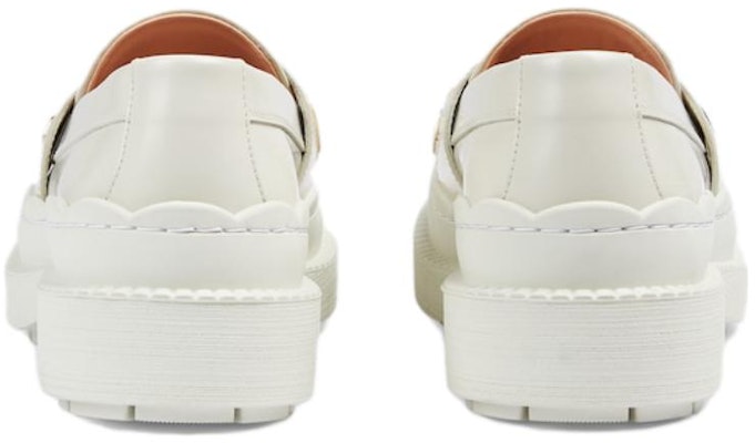 (W) Gucci Loafer 'Kulit Putih dan Logam' 752854-AACEW-9071 Shop (W) Gucci Loafer 'Kulit Putih dan Logam' 752854-AACEW-9071