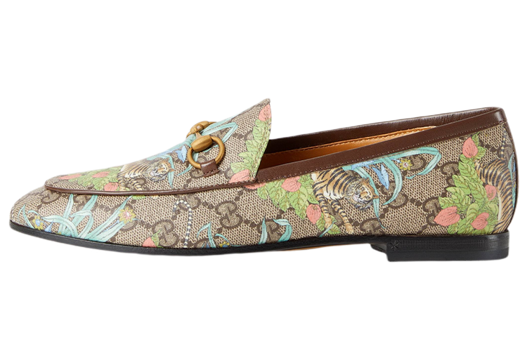 Buy (W) 古驰乐福鞋 '虎年 - 乌木' 687589-UUA10-8471