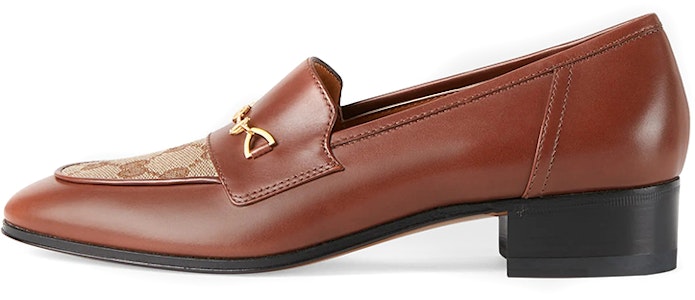 GUCCI古奇 100週年 皮革 低筒圓頭 樂福鞋 女款 棕色 Buy GUCCI古奇 100週年 皮革 低筒圓頭 樂福鞋 女款 棕色