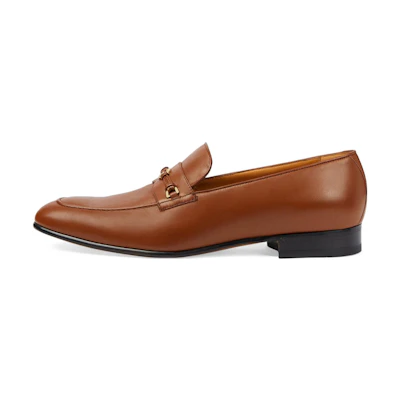 (W) Gucci Loafer Low 'Brown Leather'
