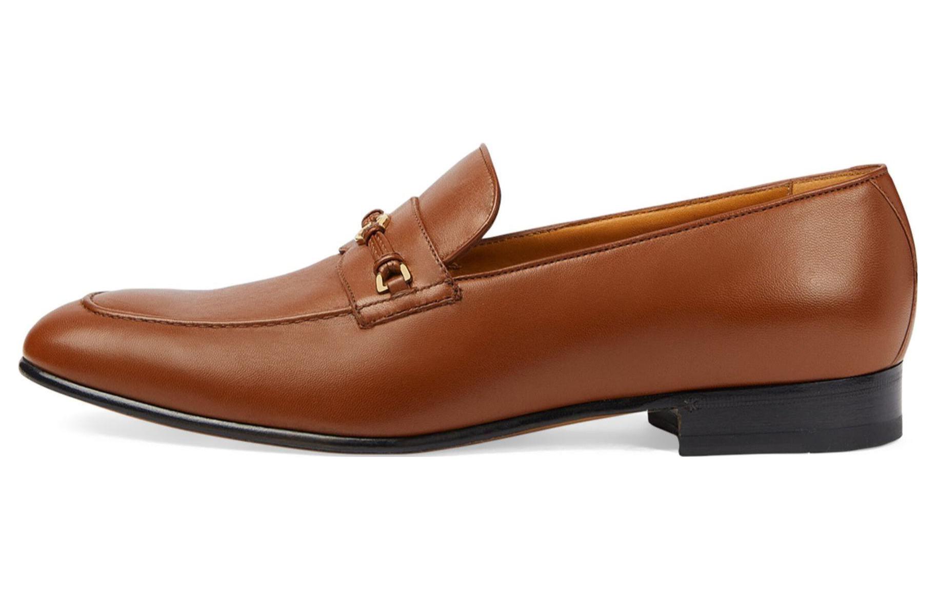(Women) Gucci Loafer Low 'Brown Leather' 740434-AABUV-2535