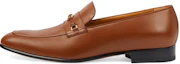 Buy (W) 구찌 브라운 레더 로퍼 (Gucci Brown Leather Loafer) 740434-AABUV-2535