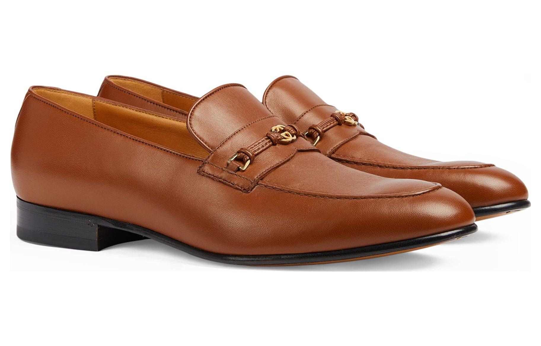 Order (W) 구찌 브라운 레더 로퍼 (Gucci Brown Leather Loafer) 740434-AABUV-2535