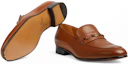 Purchase (W) 구찌 브라운 레더 로퍼 (Gucci Brown Leather Loafer) 740434-AABUV-2535