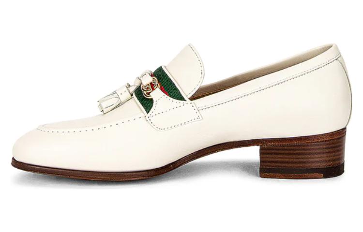 (Women) Gucci Loafer Low 'Simple White' 624316-1W610-9121